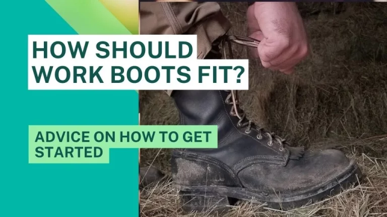 How should work boots fit